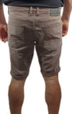 Tom Tailor  Pánske nohavice krátke dyed twill shorts Hnedá 34
