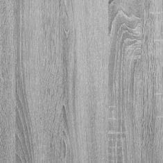 Petromila vidaXL Botník sivý dub sonoma 60x34x112 cm kompozitné drevo