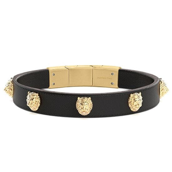 Guess Štýlový kožený náramok Lion King JUMB01310JWYGT/U