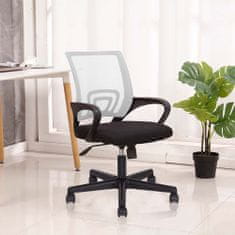 Timeless Tools Kancelárska otočná stolička s podrúčkami v rôznych farbách- biela