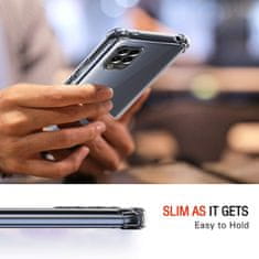 Techsuit Anti Shock silikonové púzdro pre Xiaomi MI Note 10 Lite - Transparentná KP29963