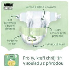 MUUMI BABY Baby 1 Newborn 2–5 kg (25 ks), eko plienky