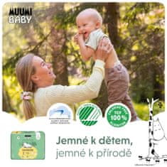 MUUMI BABY Baby 1 Newborn 2–5 kg (25 ks), eko plienky