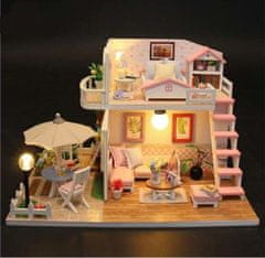 KIK DIY model - Poschodový domček s LED osvetlením