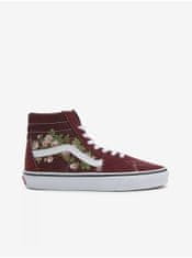 Vans Vínové dámske členkové semišové tenisky VANS SK8-Hi 38 1/2