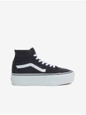 Vans Tmavosivé dámske členkové semišové tenisky VANS UA SK8-Hi Tapered Stackform 38 1/2