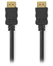 Nedis High Speed HDMI 1.4 kábel s ethernetom/ 4K@30Hz/ pozlátené konektory HDMI-HDMI/ čierny/ bulk/ 7,5m