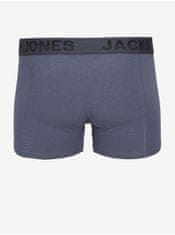 Jack&Jones Súprava troch pánskych boxeriek v čiernej, šedej a modrej farbe Jack & Jones S