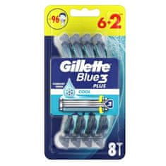 Gillette Jednorazové holítka Blue 3 Cool 6+2 ks