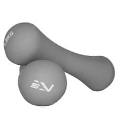 Sportvida Liatinové vinylové činky 2 x 1,5 kg