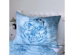 sarcia.eu Harry Potter Posteľná bielizeň, modrý kompletný set posteľnej bielizne 140x200 cm, OEKO-TEX