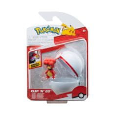 Jazwares Pokémon Clip and Go Premier Ball - figurka Magby