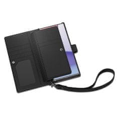 Spigen Wallet S Plus, čierna - Samsung Galaxy S24 Ultra (ACS07308)