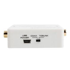 Spacetronic Obojsmerný audio koaxiálny prevodník Toslink SPDiF HDC09