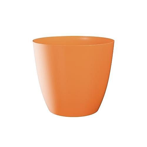 Plastkon Dekoratívny kvetináč Ella mat pr. 11 cm oranžová