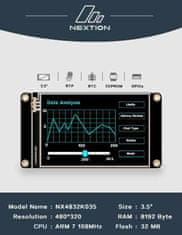 HADEX Displej NX4832K035 3,5-inch NEXTION