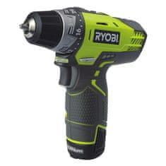 RYOBI Aku vŕtačka/skrutkovač Ryobi R12DD-L13S 2-rýchlostný, 12V