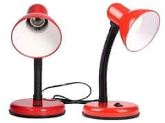 HADEX Stolová školská lampa E27, červená