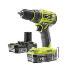 RYOBI Aku vŕtací skrutkovač bezuhlíkový Ryobi R18DD7-220S, 18V