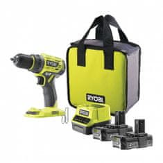 RYOBI Aku vŕtací skrutkovač bezuhlíkový Ryobi R18DD7-220S, 18V