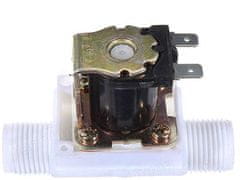HADEX Elektromagnetický ventil 12V na vodu plastový, príruby G1/2”, NO