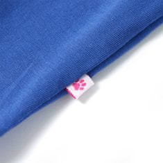 Vidaxl Detské tričko kobaltovo modré 92
