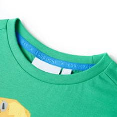 Vidaxl Detské tričko zelené 128
