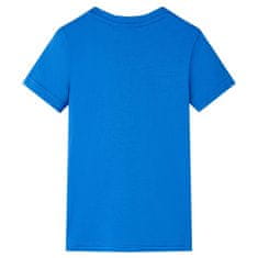 Vidaxl Detské tričko modré 128