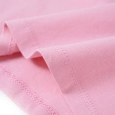 Vidaxl Detské tričko s krátkym rukávom žiarivo ružové 128