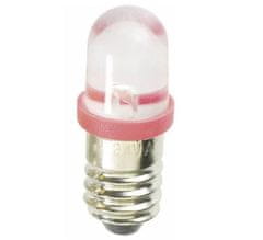 HADEX Žiarovka indikačná (kontrolka) LED E10 červená 3V, 12mA