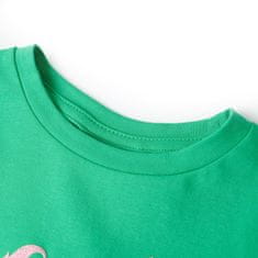 Vidaxl Detské tričko zelené 92