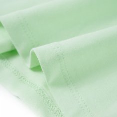 Vidaxl Detské tričko s volánovými rukávmi mäkké zelené 92
