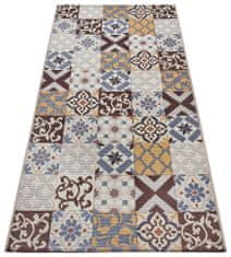 Hanse Home Behúň Cappuccino 105881 Mosaik Brown Multicolored 75x150