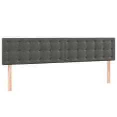 Petromila vidaXL Boxspring posteľ s matracom, tmavosivá 120x190 cm, zamat