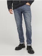 Jack&Jones Modré pánske slim fit džínsy Jack & Jones Glenn 33/32