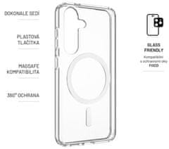 FIXED Zadný kryt MagPure s podporou Magsafe pre Samsung Galaxy S24, číry FIXPUM-1256