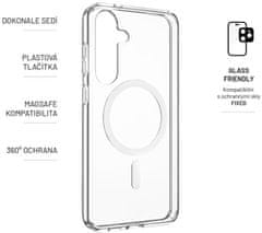 FIXED Zadný kryt MagPure s podporou Magsafe pre Samsung Galaxy S24+, číry FIXPUM-1257