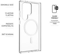 FIXED Zadný kryt MagPure s podporou Magsafe pre Samsung Galaxy S24 Ultra, číry FIXPUM-1258