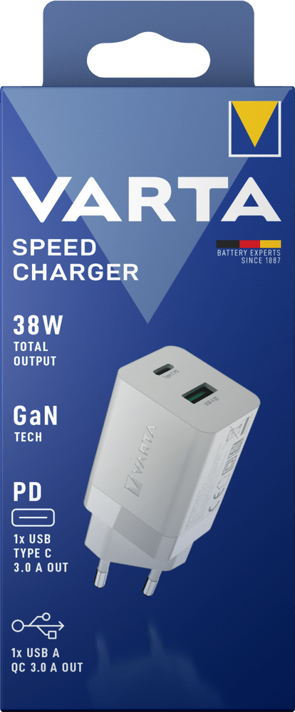 VARTA nabíjačka Speed Charger 38 W Box (57955101111)