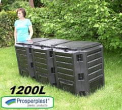 Kaxl Plastový kompostér 1200l, čierny MODULE COMPOGREEN