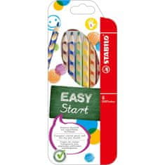 Stabilo Drevené pastelky EASYcolors L 6sada