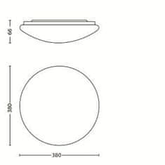 Philips LED Stropné/ nástenné svietidlo Philips Wawel 31822/31/P5 20W 38cm