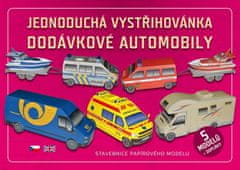 Jednoduchá vystrihovačka dodávkové automobily - Stavebnica papierového modelu