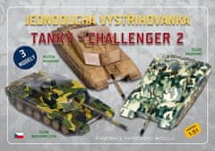 Tanky Challenger 2 - Jednoduchá vystrihovačka
