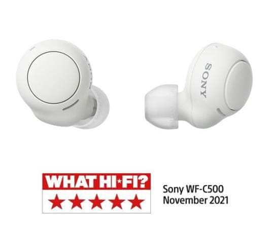SONY WFC500W Skutočne bezdrôtové slúchadlá - White