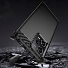 Techsuit Puzdro Carbon Bush TPU pre Xiaomi Redmi Note 12 Pro/Poco X5 Pro 5G - Čierna KP30032