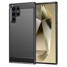 Techsuit Puzdro Carbon Bush TPU pre Samsung Galaxy S24 Ultra - Čierna KP30043