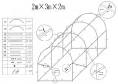 TZB Fóliovník AUREA 2x3m zelený