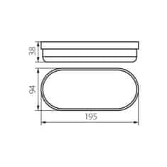 Kanlux TOLU C LED 12W-NW-W Prisadené svietidlo LED