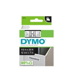 Dymo Samolepiaca páska D1 12 mm biela/čierna